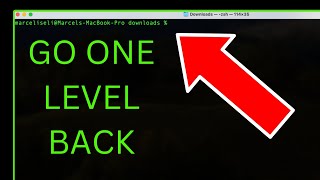 BACK to Previous Directory in Mac Terminal FAST [upl. by Nielson]