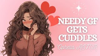 ASMR Needy Girlfriend Gets Your Cuddles F4A Audio Roleplay Clingy Kisses Cute Relationship [upl. by Zoila]