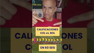 ⏰️ EN 60 SEG  CALIFICACIONES DE COLOMBIA vs BOLIVIA futbol colombia goleada luisdiaz 30 [upl. by Eiuqnimod459]