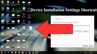 How to Create a Device Installation Settings Shortcut on Windows 10 [upl. by Guntar]