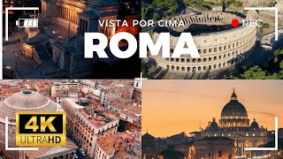 4K UHD  Roma vista por cima [upl. by Utimer]