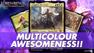 Aragorn the Uniter  Commander Deck Tech magicthegathering [upl. by Zug]