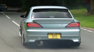 Supercars and modified cars leaving tuner fest at Oulton park [upl. by Mord96]