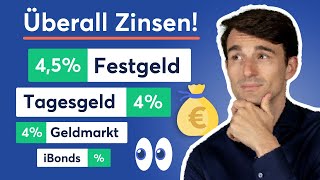 Überall steigen die Zinsen Was sind jetzt die TopAnlagen [upl. by Strauss888]