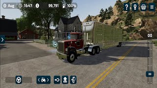 Farming Simulator 23 Mobile Gameplay Walkthrough Android iOS  Part 1 [upl. by Rendrag]