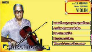 CARNATIC INSTRUMENTAL  VIOLIN  TN KRISHNAN  VIJIKRISHNAN  JUKEBOX [upl. by Hall]