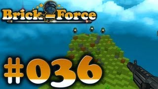 Lets Play Brick Force 036  In und auf den eckigen Bergen [upl. by Barvick]