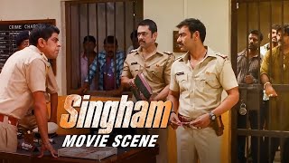 Ajay Devgn Threatens Murali Sharma  Singham  Movie Scene [upl. by Rehpotsihc113]