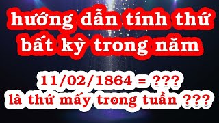 Cách tính ngày tháng năm nhanh nhất mà không cần xem lịch vạn niên [upl. by Xyno626]