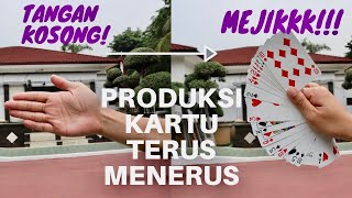 RAHASIA KARTU KELUAR TERUS DARI TANGAN  MANIPULASI KARTU MASTERCLASS EPISODE 6 manipulasikartu [upl. by Stafani468]