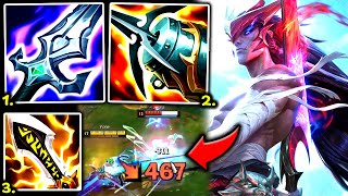 YONE TOP IS VERY STRONG THIS PATCH AND NEVER FAILS TO 1V9👌  S14 Yone TOP Gameplay Guide [upl. by Namielus]