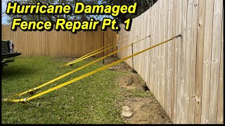 Privacy Fence Repairs Part 1 [upl. by Acquah]