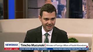 МНР Тимчо Муцунски  Newsmax TV  MFA Timco Mucunski  Newsmax TV [upl. by Akeimahs406]