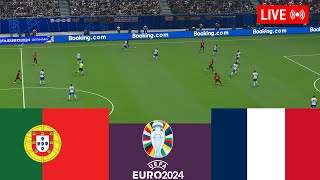 Portugal vs France LIVE Euro Cup 2024 Germany Full Match  Simulation Video Games [upl. by Neiv353]