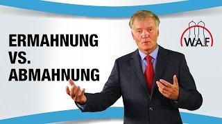 Ermahnung vs Abmahnung  Was ist der Unterschied  Betriebsrat Video [upl. by Cida]