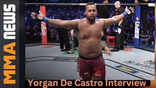 Yorgan De Castro talks CES title fight training with Jon Jones amp plans to make UFC return [upl. by Lengel]