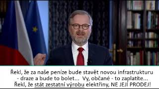 Co řekl Fiala Cíl ODS je quotprivatizacequot zisku a zestátnění nákladů Zisk překupníkům náklady lidem [upl. by Ande662]