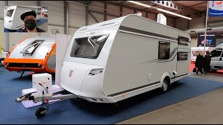 TABBERT DA VINCI DV 500 KD ALL NEW MODEL CARAVAN TRAVEL TRAILER CAMPER WALKAROUND AND INTERIOR [upl. by Herr]