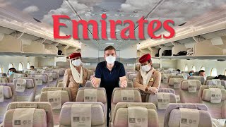 Emirates A380 INCREDIBLE Economy Class  Full Flight Review [upl. by Elleiram673]