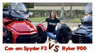 Canam Ryker vs Spyder F3 [upl. by Ludovika]