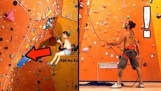 How to Belay Dynamically Common Mistakes  Beginner Advice  Fear of Falling [upl. by Hanschen]