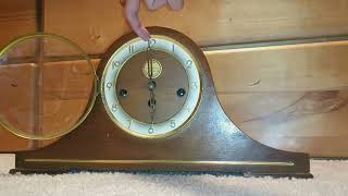 Tander Clockmakers Westminster Chime mantel clock [upl. by Furiya]