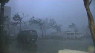 Typhoon Sepat Taiwan Part 1  The mega winds [upl. by Gnex764]