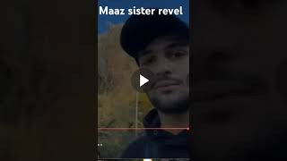 Maaz safdar sister face reveal ☺️📸 [upl. by Noah]