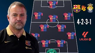 🚨 BARCELONA VS LAS PALMAS 🔥 BARCELONA PREDICTED LINEUP WITH HECTOR FORT ✅ LA LIGA MATCH WEEK 15 [upl. by Gracia712]