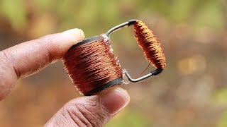 How to make a simple generator from Copper wire Homemade Project [upl. by Benedetta134]