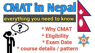 Why cmat Cmat syllabus for 2023 Cmat course in nepal  Cmat structure [upl. by Dielu]