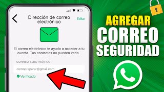 Como AGREGAR un Correo Electrónico en WhatsApp 2024 Paso a paso [upl. by Calondra]