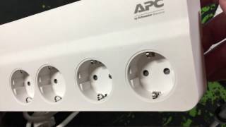 ASMR Unboxing APC PM8GR Surge Protector Essential Silent UHD 4k [upl. by Aihsila]