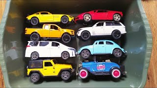 Box Full of Model Cars  Mazda Miniature toy car model Lamborghini  Review of toy cars A3059 [upl. by Assyl]