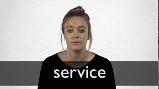 How to pronounce SERVICE in British English [upl. by Retsbew811]