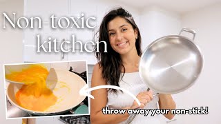 Nontoxic Pans  Cookware  NON TOXIC HOME [upl. by Lanna]