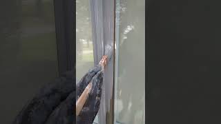 Priming exterior window trim with Pro Cryl primer by Sherwin Williams [upl. by Atsedom]