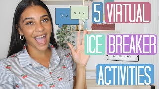 5 Virtual Ice Breaker Activities Remote Learning [upl. by Carmen]