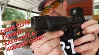 45Blast Compensator Canik Elite Combat Executive  Short [upl. by Ycal]