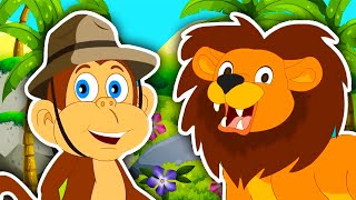 Deep In The Zoo Animal Sounds SONG for Toddlers  Learn Animal Sounds  Kids Learning Videos [upl. by Ynagoham]