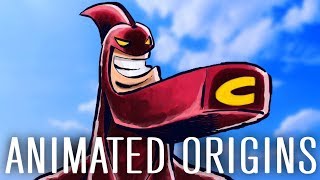 The UNTOLD ANIMATED Origin of THE CRIMSON CHIN  Butch Hartman’s Animated Life [upl. by Jerold295]