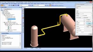 Desain Piping Menggunakan pdms part 1 [upl. by Oeflein]