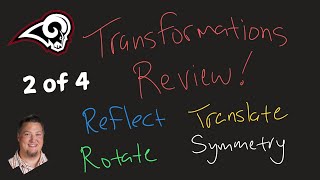 Wksht 2 of 4  Review Transformations in Geometry Geometry MathHelp Transformations Owasso [upl. by Lachlan]