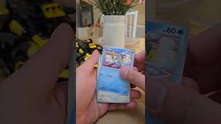 Todays rare holo rabsca With reverse holo of quaxly and tinkatink pokemontcg paldeaevolved [upl. by Sellig]