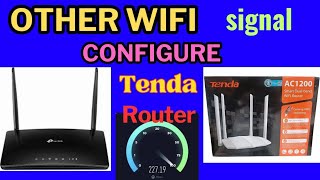 How to configure tenda wifi router with other wifi signals  wifi Signals Boost [upl. by Huttan]