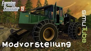 LS15 John Deere Skidder 748H  Modvorstellung German HD [upl. by Haletta379]