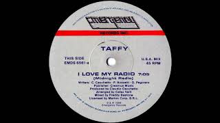 Taffy  I Love My Radio Midnight Radio USA Mix 1986 [upl. by Atsira]