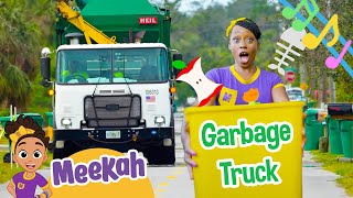 Brand New Meekah Garbage Truck Song  Meekah Cars and Trucks Nursery Rhymes for the Family [upl. by Santoro]