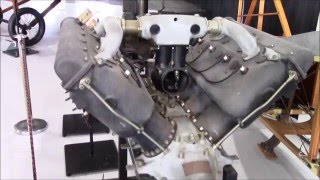 HispanoSuiza V8 aircraft engine [upl. by Krock]