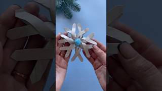 Easy Recycling Craft Christmas Paper Decorations [upl. by Aikenahs]